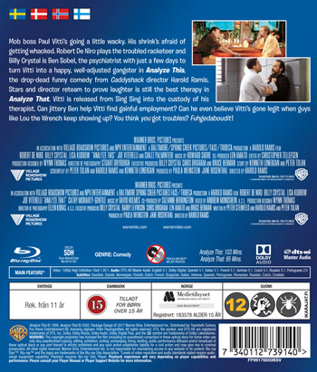 ANALYZE THIS 1-2 (2 disc) - Blu-ray ANALYZE THIS 1-2 (2 disc) - Blu-ray